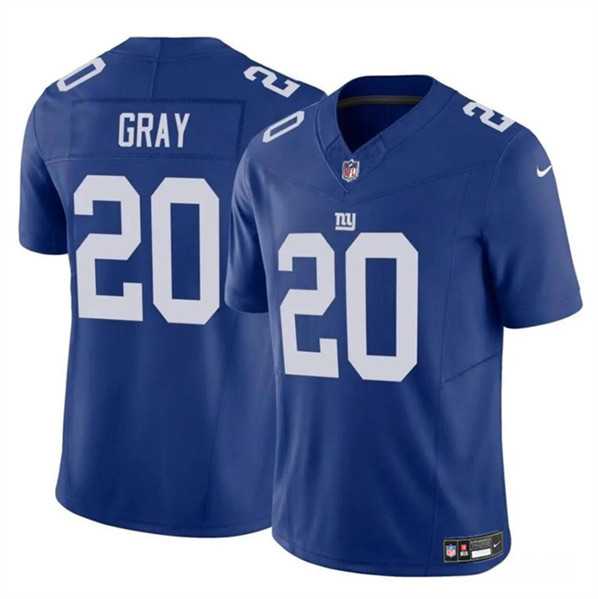 Men & Women & Youth New York Giants #20 Eric Gray Blue 2023 F.U.S.E. Vapor Untouchable Limited Football Stitched Jersey